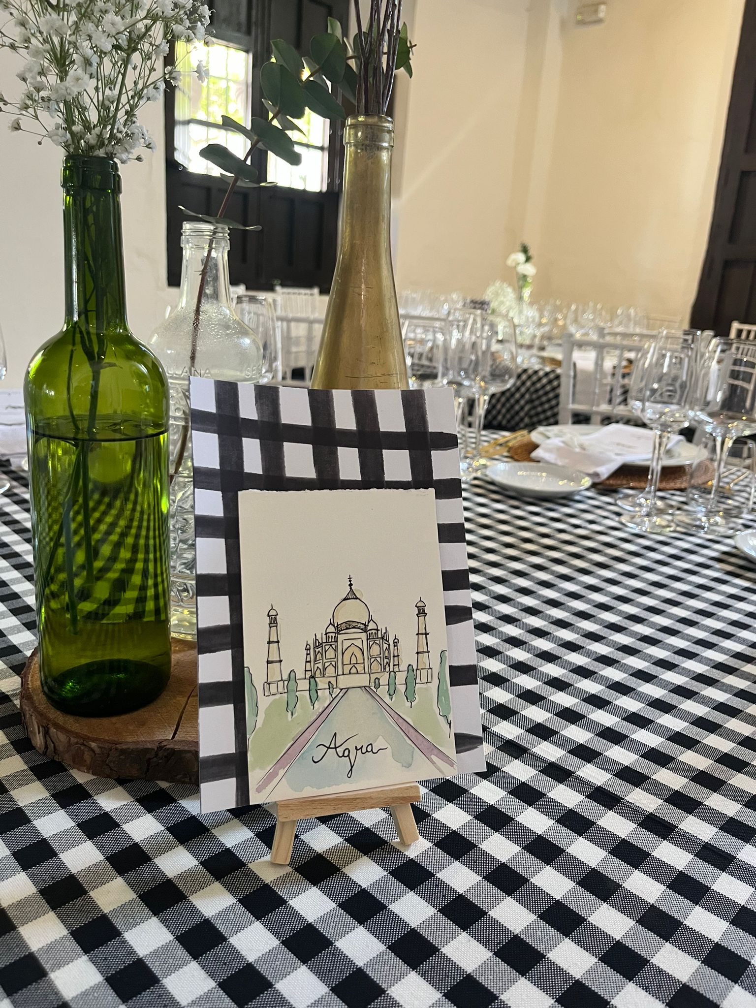 Invitación con ilustración personalizada