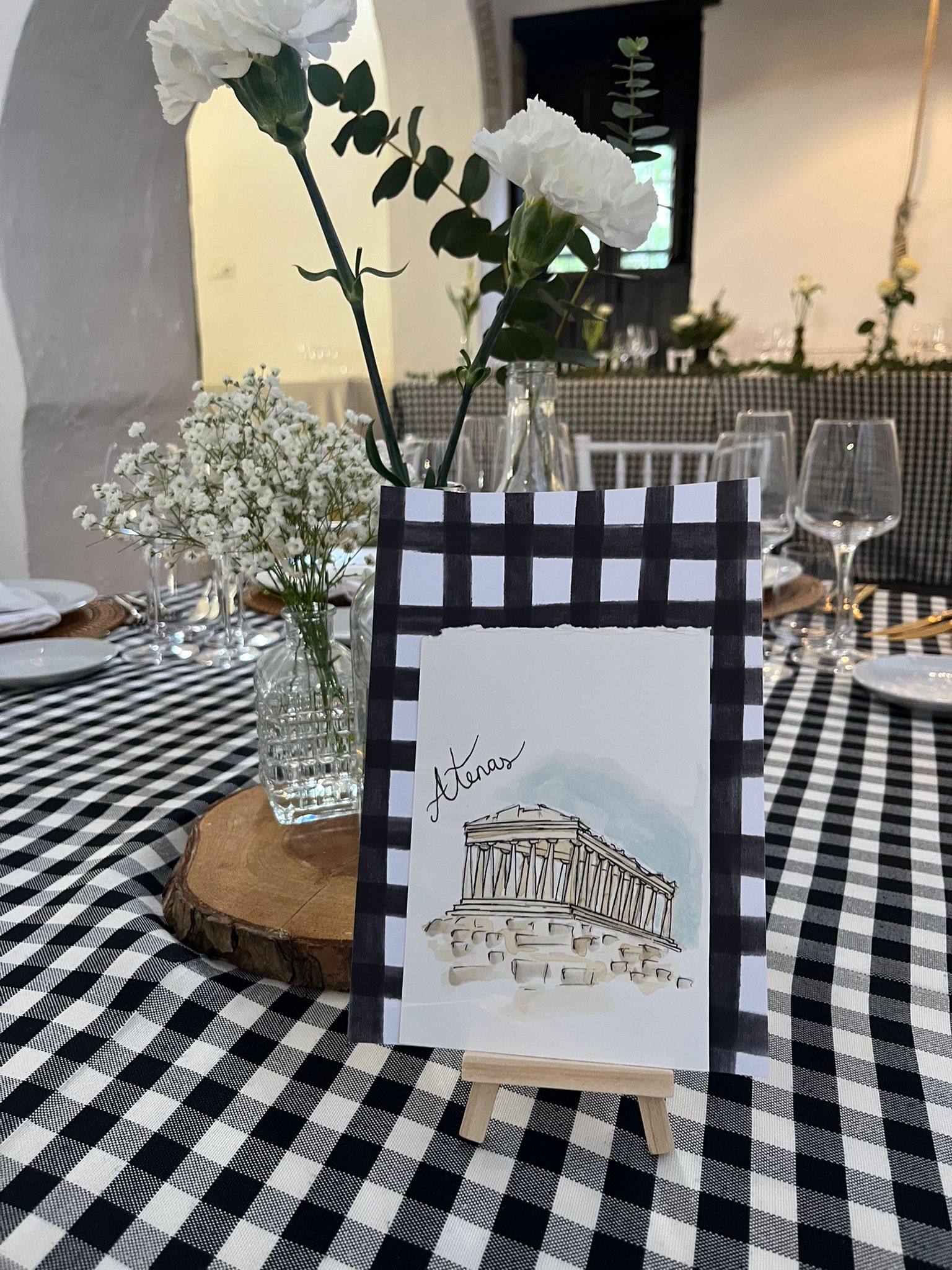 Invitación estilo arquitectónica